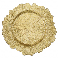 Charger Plate - Reef Gold Charger Plates