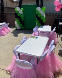 243844943 4592838917445184 2531102337987847122 n 1667597239 Kids Chair Cover & TUTU Set