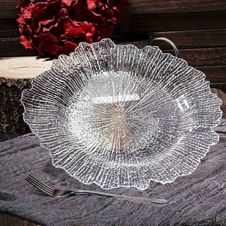 Charger Plate - Reef Clear Charger Plates