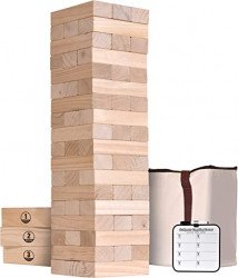 Large Wooden Toppling Tower