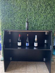 Black Portable Bar