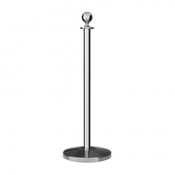 Stanchion - Pole Silver