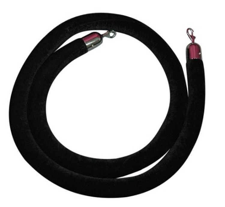 Stanchion - Rope Black Velvet w/ Black